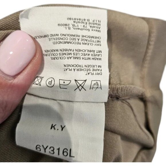 Mexx women's tan V-neck sweater size L - Picture 5 of 6